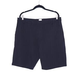 SWET TAILOR Everyday Chino Shorts Black Cotton Blend Knit Casual Men's 36